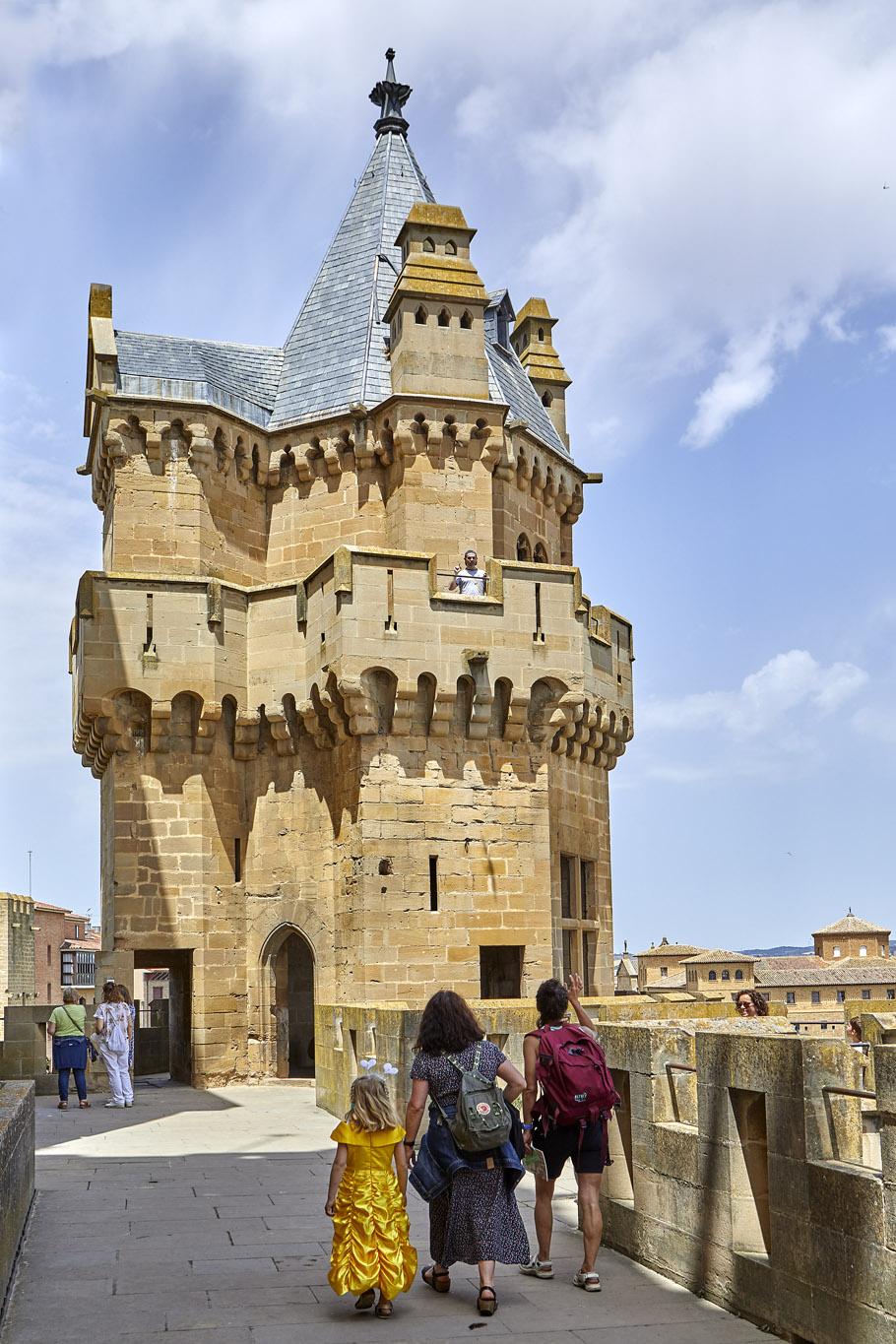 Detalle de una torre del Palacio Real